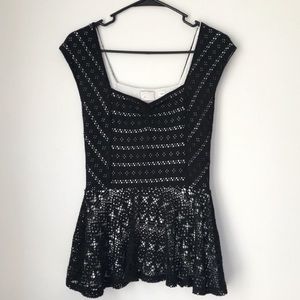 Anthropologie Black Shirt